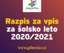 RAZPIS ZA VPIS V GLASBENO ŠOLO BREŽICE 2020/2021